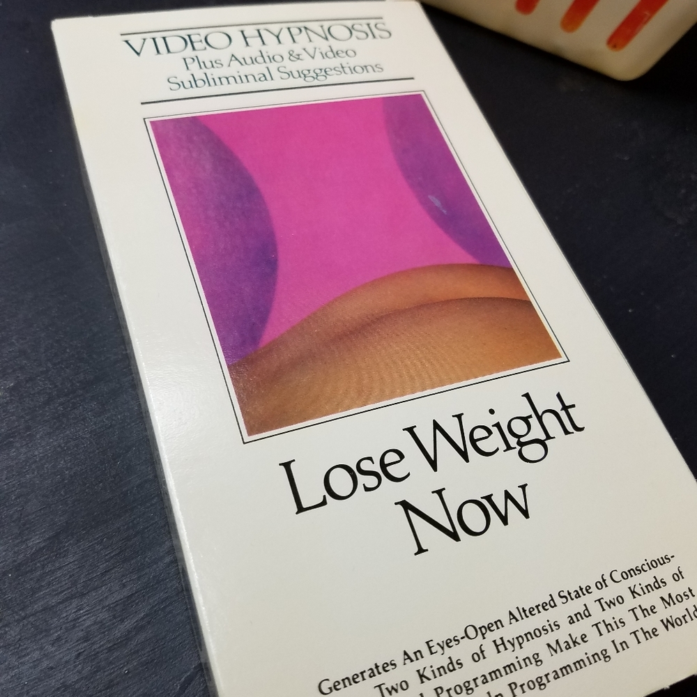 Lose Weight Now hypnosis VHS tape